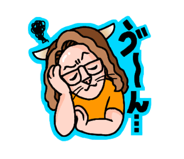 Drumming cat Bea!! GoodJob!! sticker #13666153