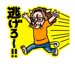 Drumming cat Bea!! GoodJob!! sticker #13666165