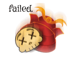 Cute Samurai Skull stickers 2 (animated) sticker #13666202