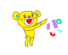 Cute Animation Love Bear sticker #13666256