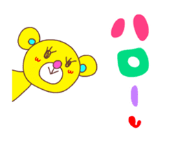 Cute Animation Love Bear sticker #13666258