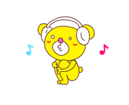 Cute Animation Love Bear sticker #13666266
