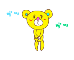 Cute Animation Love Bear sticker #13666269