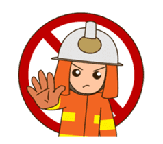 adolf the firefighter animated 2 sticker #13666570