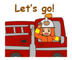 adolf the firefighter animated 2 sticker #13666573