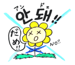Korean-Japanese sunflower "tommy"~friend sticker #13667124