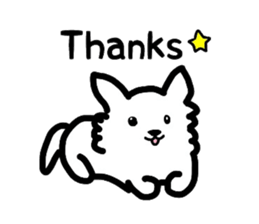 cute dog. sticker #13667185