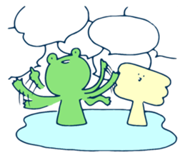 Swamp life sticker #13667346