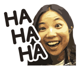 Foreign girl Rei-chan and friends! sticker #13668927