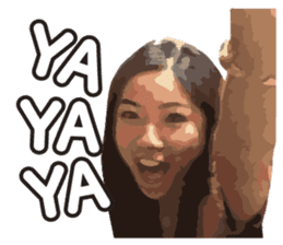 Foreign girl Rei-chan and friends! sticker #13668930