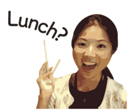 Foreign girl Rei-chan and friends! sticker #13668932