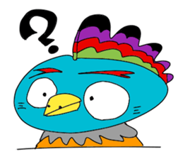 Colorful Chicken 4 sticker #13669162