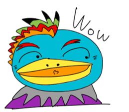 Colorful Chicken 4 sticker #13669163