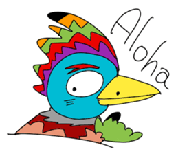 Colorful Chicken 4 sticker #13669164