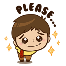 Red Scarf Boy sticker #13669239