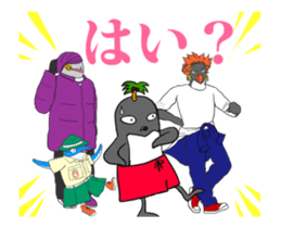 FUNNYBEGO & FRIENDS for guys : Animated sticker #13669325