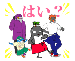 FUNNYBEGO & FRIENDS for guys : Animated sticker #13669325