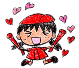 Hiroshima Baseball Ladies sticker #13670002