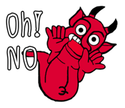 Devil a partner. sticker #13670046
