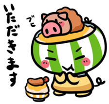 Bowl of rice every day sticker #13670138