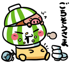 Bowl of rice every day sticker #13670139