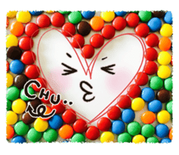 Colorful sweets sticker #13670227