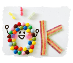 Colorful sweets sticker #13670239