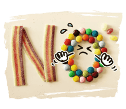Colorful sweets sticker #13670240