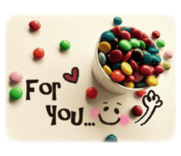 Colorful sweets sticker #13670250