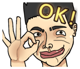 ET boy bullsh-Living everyday language sticker #13670449