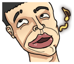 ET boy bullsh-Living everyday language sticker #13670460