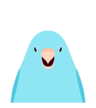 Animated Bird Sticker - tori no iro sticker #13670694