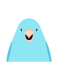 Animated Bird Sticker - tori no iro sticker #13670694