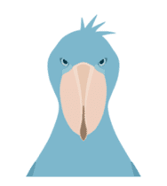 Animated Bird Sticker - tori no iro sticker #13670703