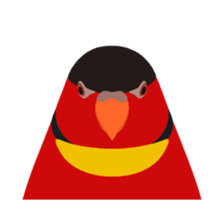 Animated Bird Sticker - tori no iro sticker #13670705