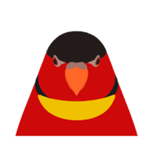 Animated Bird Sticker - tori no iro sticker #13670705