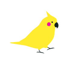 Animated Bird Sticker - tori no iro sticker #13670709