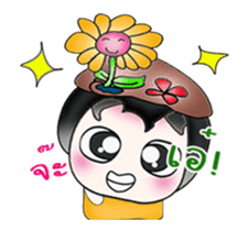 Mr. RIKA. Love Flower.^__^ sticker #13670976