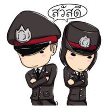Cute Police Cadet sticker #13671142