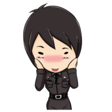 Cute Police Cadet sticker #13671158