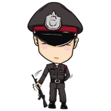 Cute Police Cadet sticker #13671167