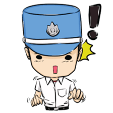 Cute Police Cadet sticker #13671179
