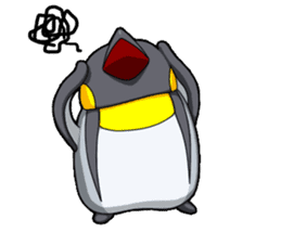 Buttoi Penguin and his funny friends sticker #13674069