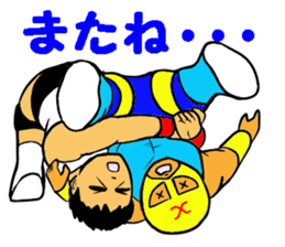 Weakest Professional wreatler sticker #13674320