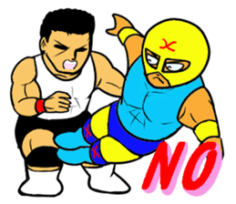 Weakest Professional wreatler sticker #13674339