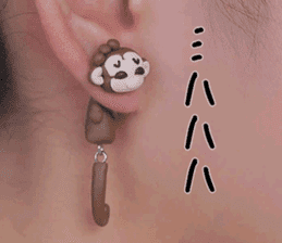 Animal mascot of the photo sticker sticker #13674454