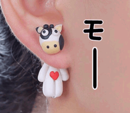 Animal mascot of the photo sticker sticker #13674465