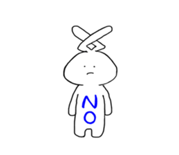 POKER FACE RABIT sticker #13674792