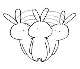 POKER FACE RABIT sticker #13674801