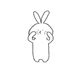 POKER FACE RABIT sticker #13674805